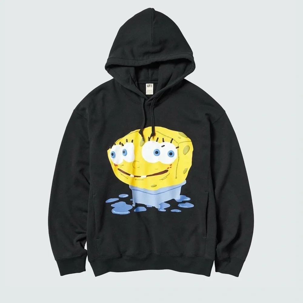 NWT SpongeBob SquarePants Cactus Plant Flea Market Sweat Hoodie - Picture 1 of 8